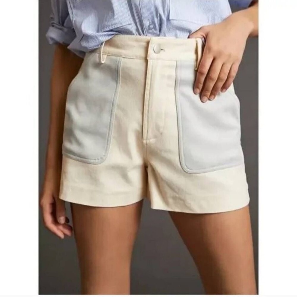 Anthropologie Avce Les Filles Colorblock Shorts